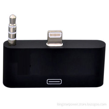8-pin to 30-pin Car Music Audio Adapter Converter for iPhone 5/5S, iPad 4/mini, iPod Touch 5th Gen